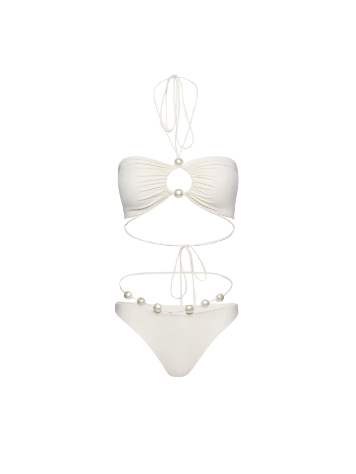 Agape Pearl Bikini Two Piece Set
