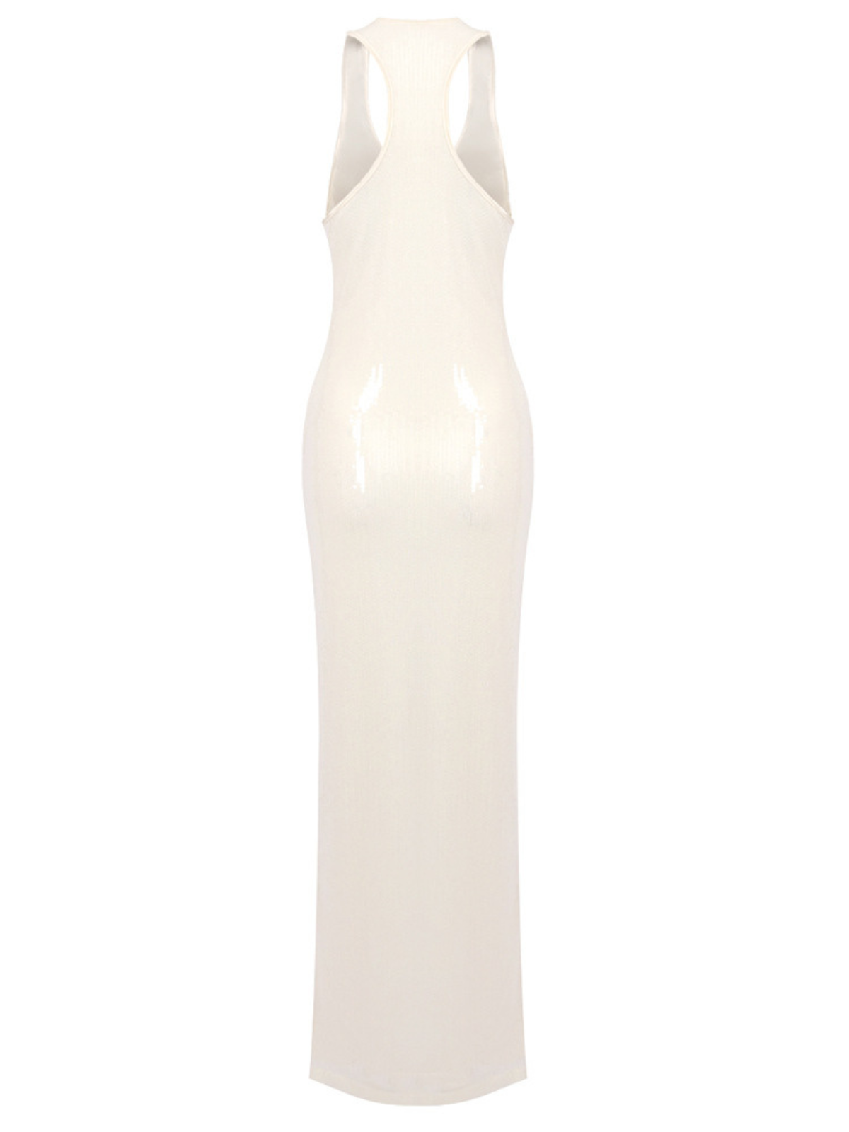Akanji Plunge Neck Sequin Maxi Dress