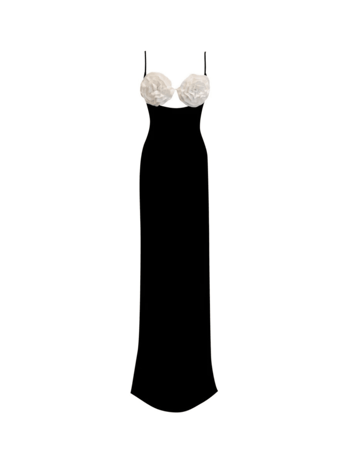 Juna Spaghetti Flower Hollow Bandage Dress