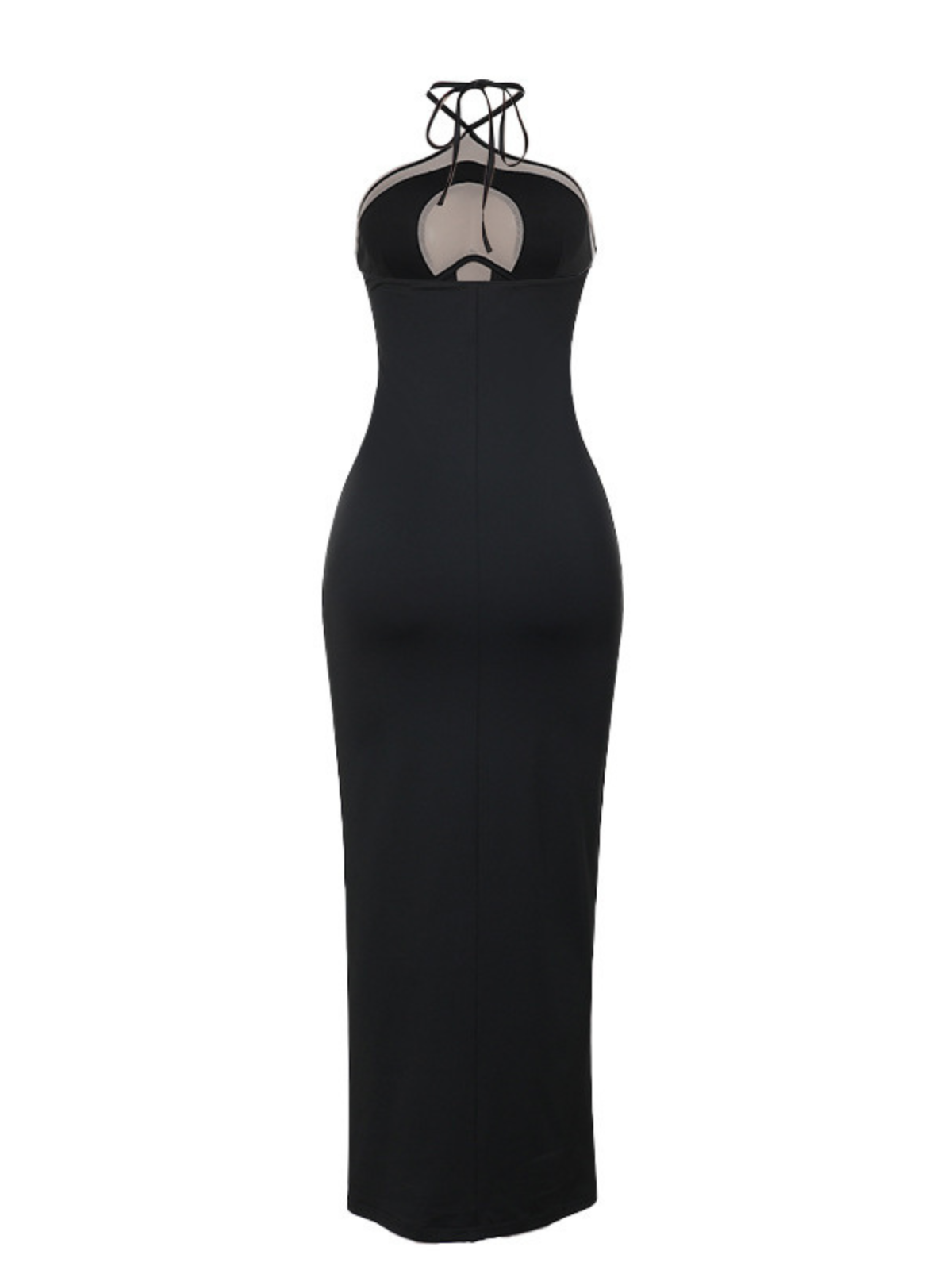 Thaliacea Halterneck Maxi Dress