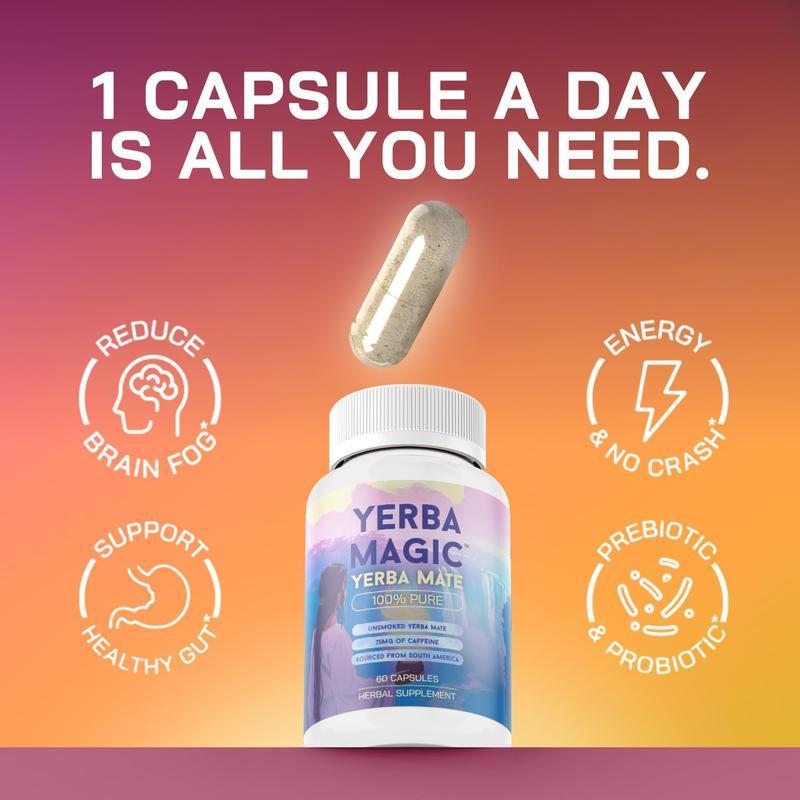 Yerba Magic Capsules – Clean Natural Energy