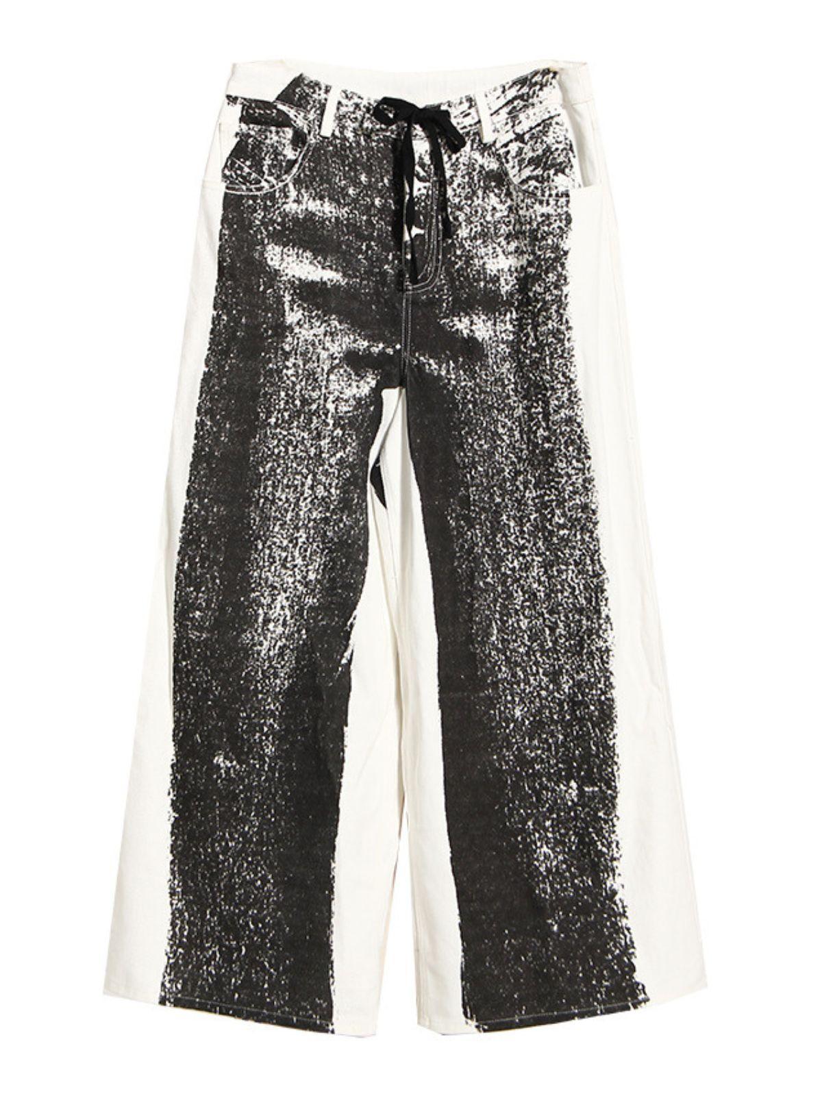 Anona Denim Pants In Black