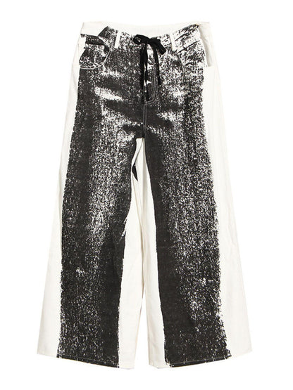 Anona Denim Pants In Black