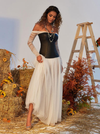 Gasira Tulle Maxi Dress