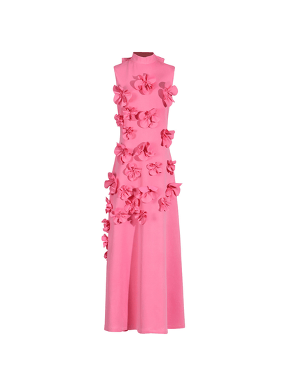Liluri Sleeveless Flower Maxi Dress