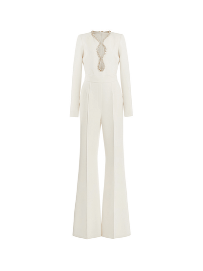 Lilwen Crystal Cutout Jumpsuit