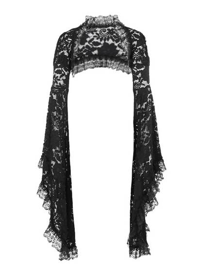 Malaz Flare Sleeve Lace Shrug