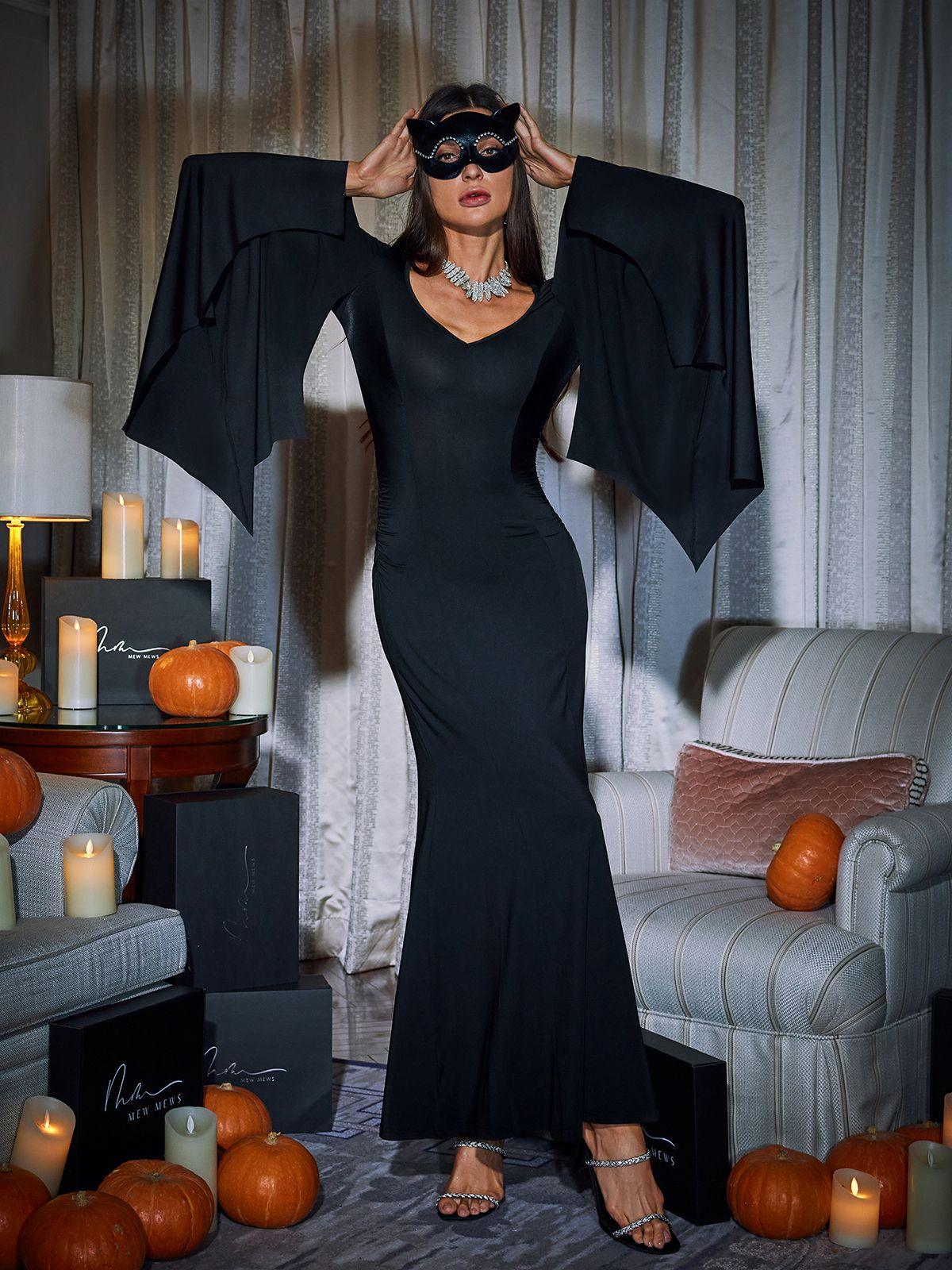 Mavis Bat Wing Sleeve Maxi Sleeve