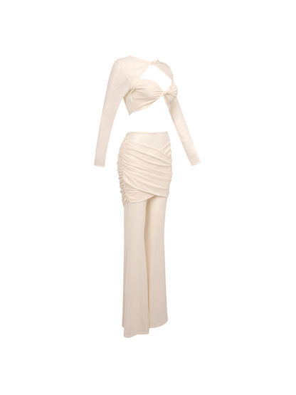 Mawae Twisted Mesh Pants Set