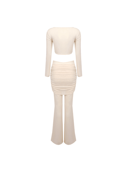 Mawae Twisted Mesh Pants Set