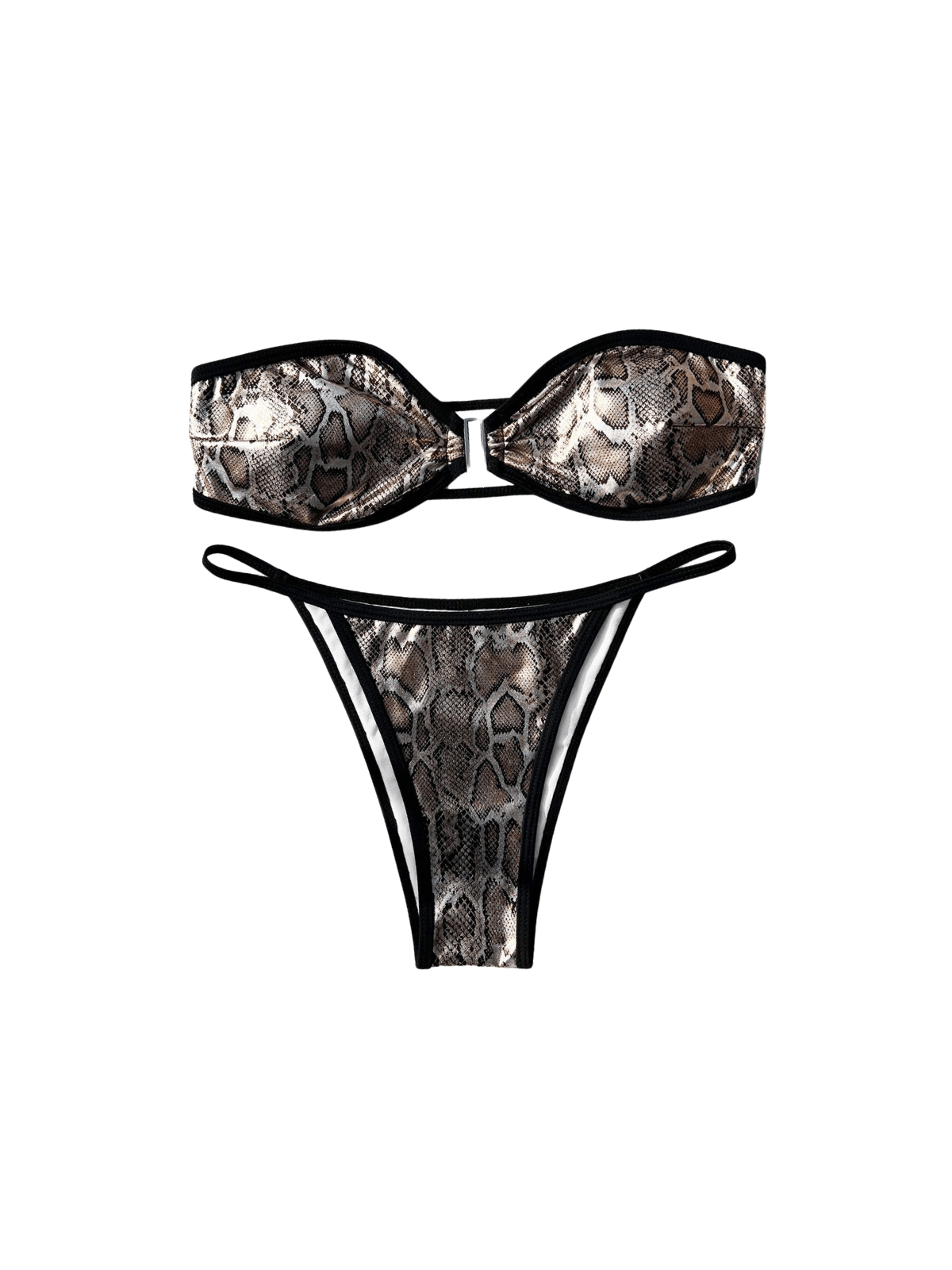 Oscar Snake Printed Bikini Two Piece Set