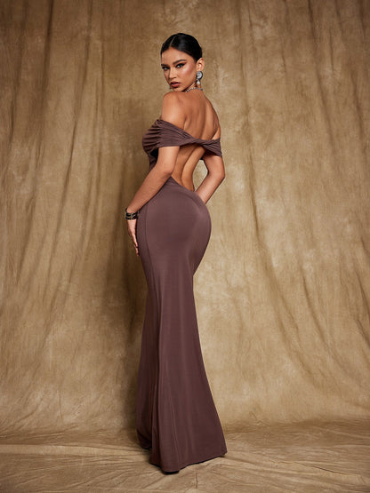 Riordan Off Shoulder Maxi Dress