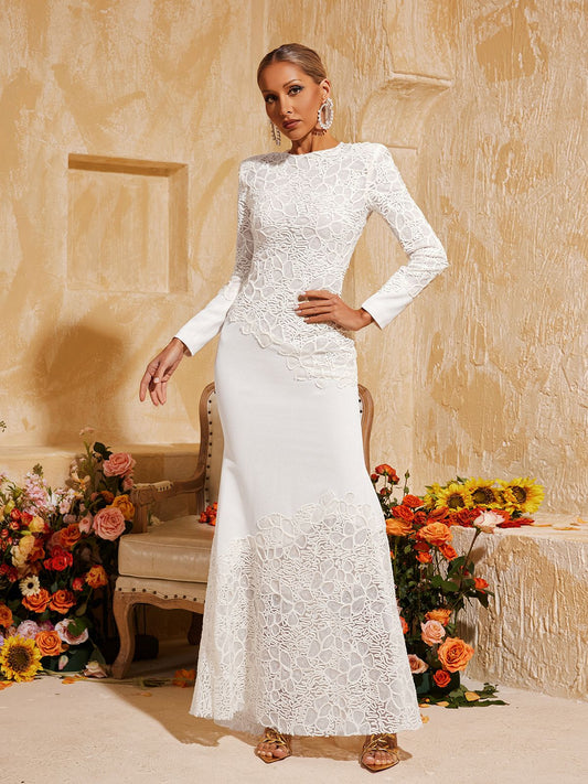 Thayer Long Sleeve Sequin Maxi Dress